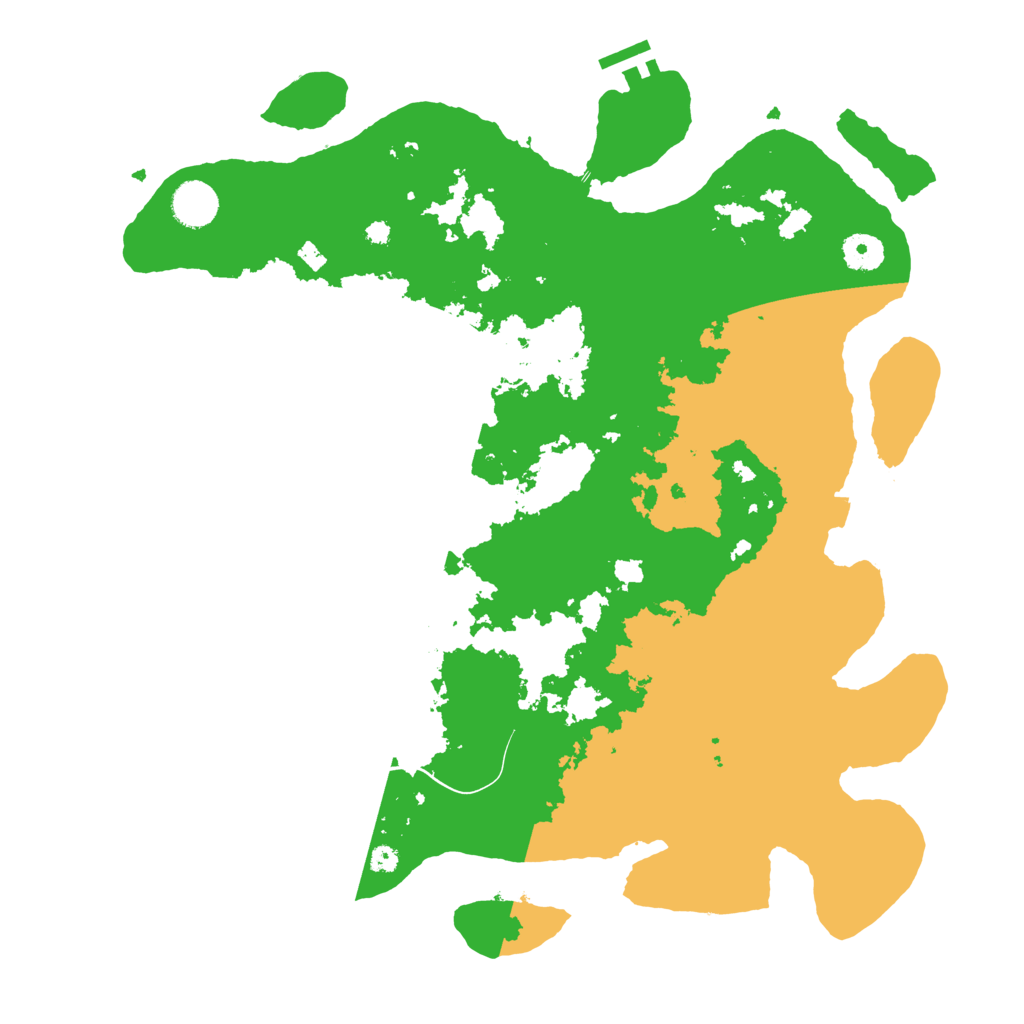 Biome Rust Map: Procedural Map, Size: 3900, Seed: 16043025