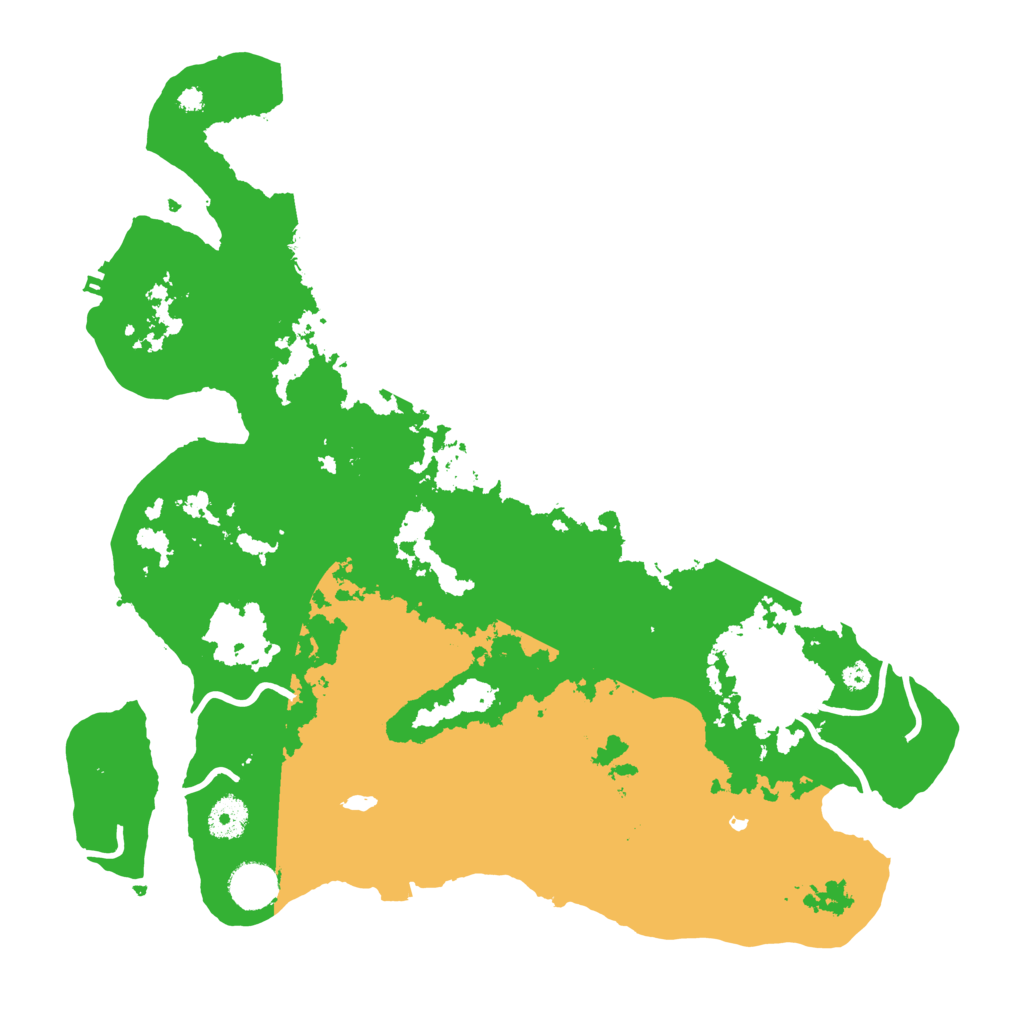 Biome Rust Map: Procedural Map, Size: 3800, Seed: 92964159