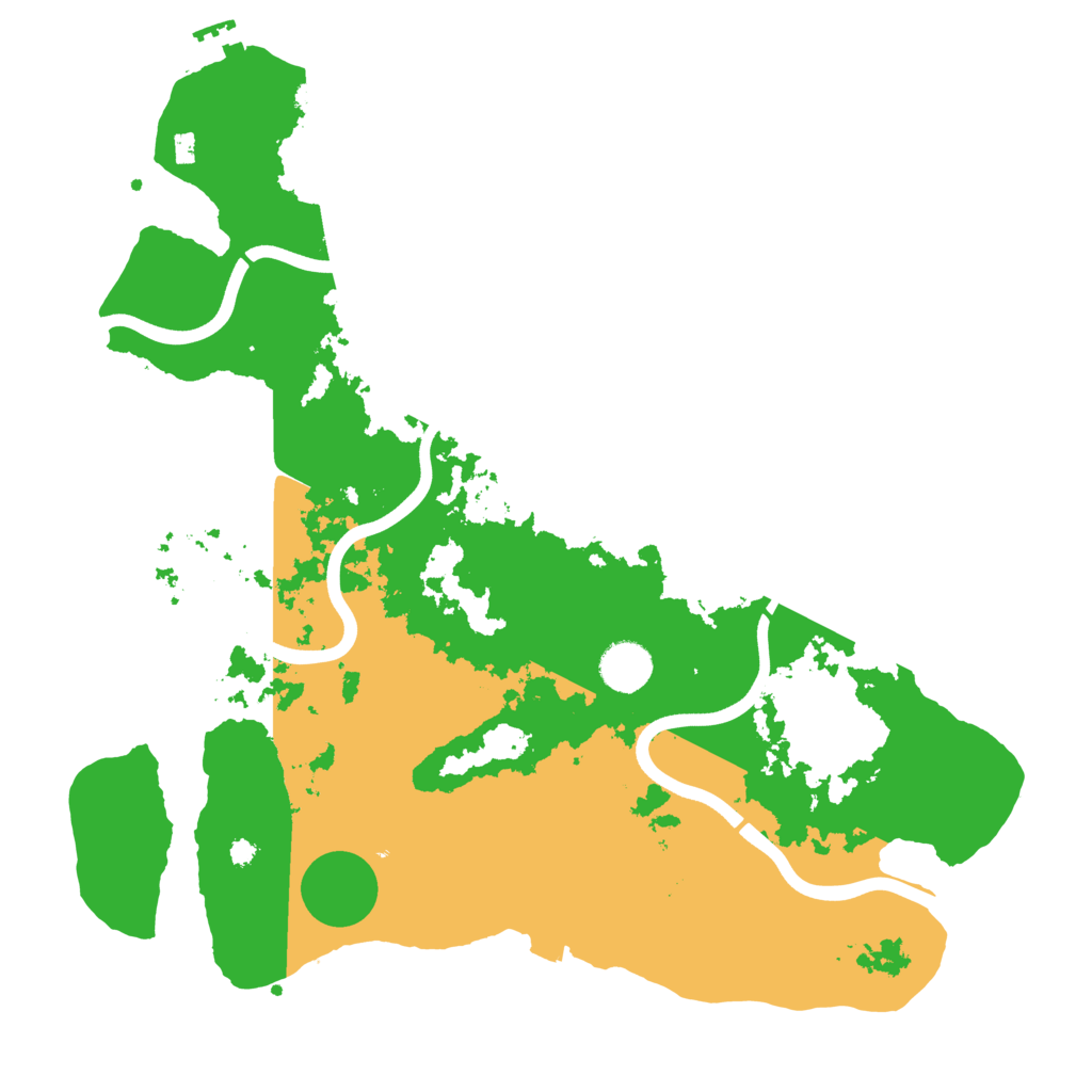 Biome Rust Map: Procedural Map, Size: 3800, Seed: 92964159