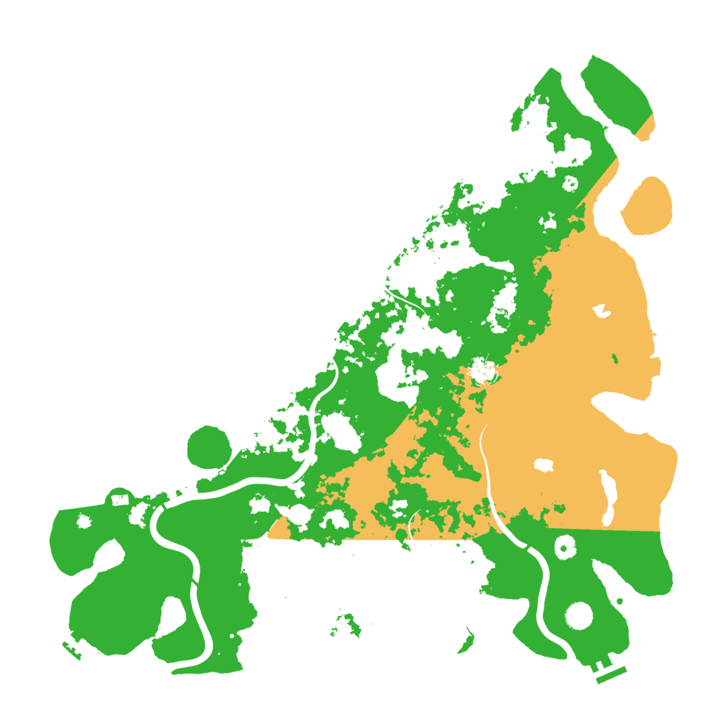 Biome Rust Map: Procedural Map, Size: 4600, Seed: 24620848