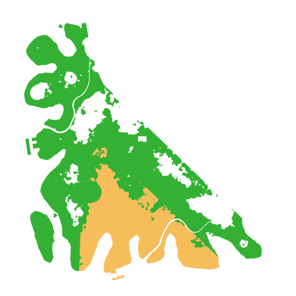 Biome Rust Map: Procedural Map, Size: 3650, Seed: 35416143