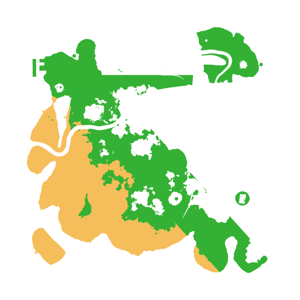 Biome Rust Map: Procedural Map, Size: 3400, Seed: 13906461