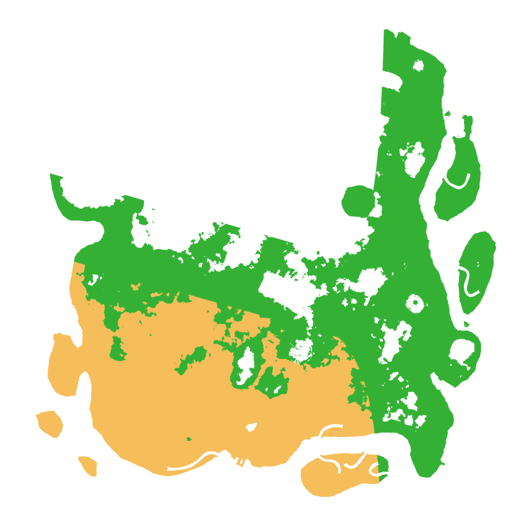 Biome Rust Map: Procedural Map, Size: 4400, Seed: 98208245