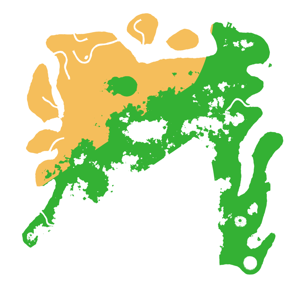 Biome Rust Map: Procedural Map, Size: 3900, Seed: 73487668