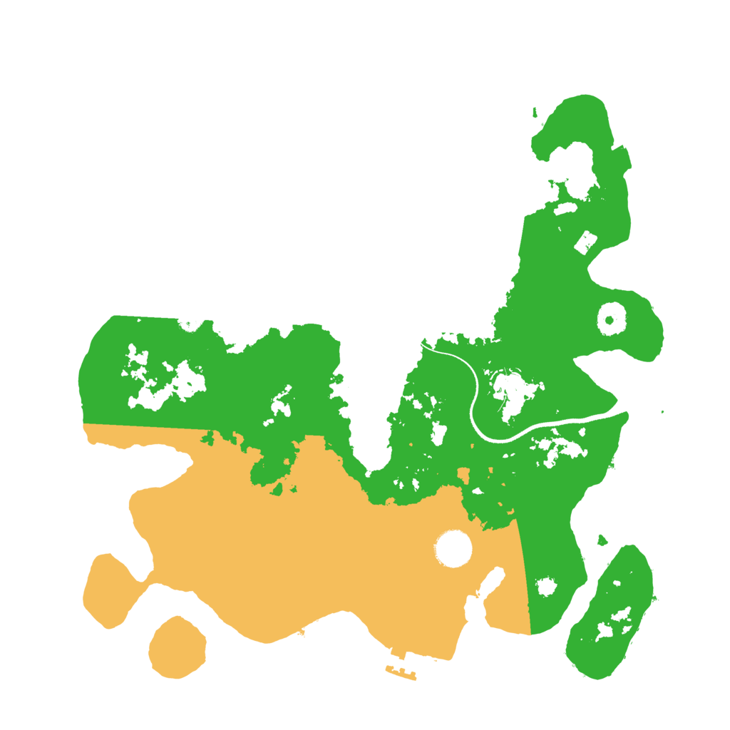 Biome Rust Map: Procedural Map, Size: 3450, Seed: 56790807