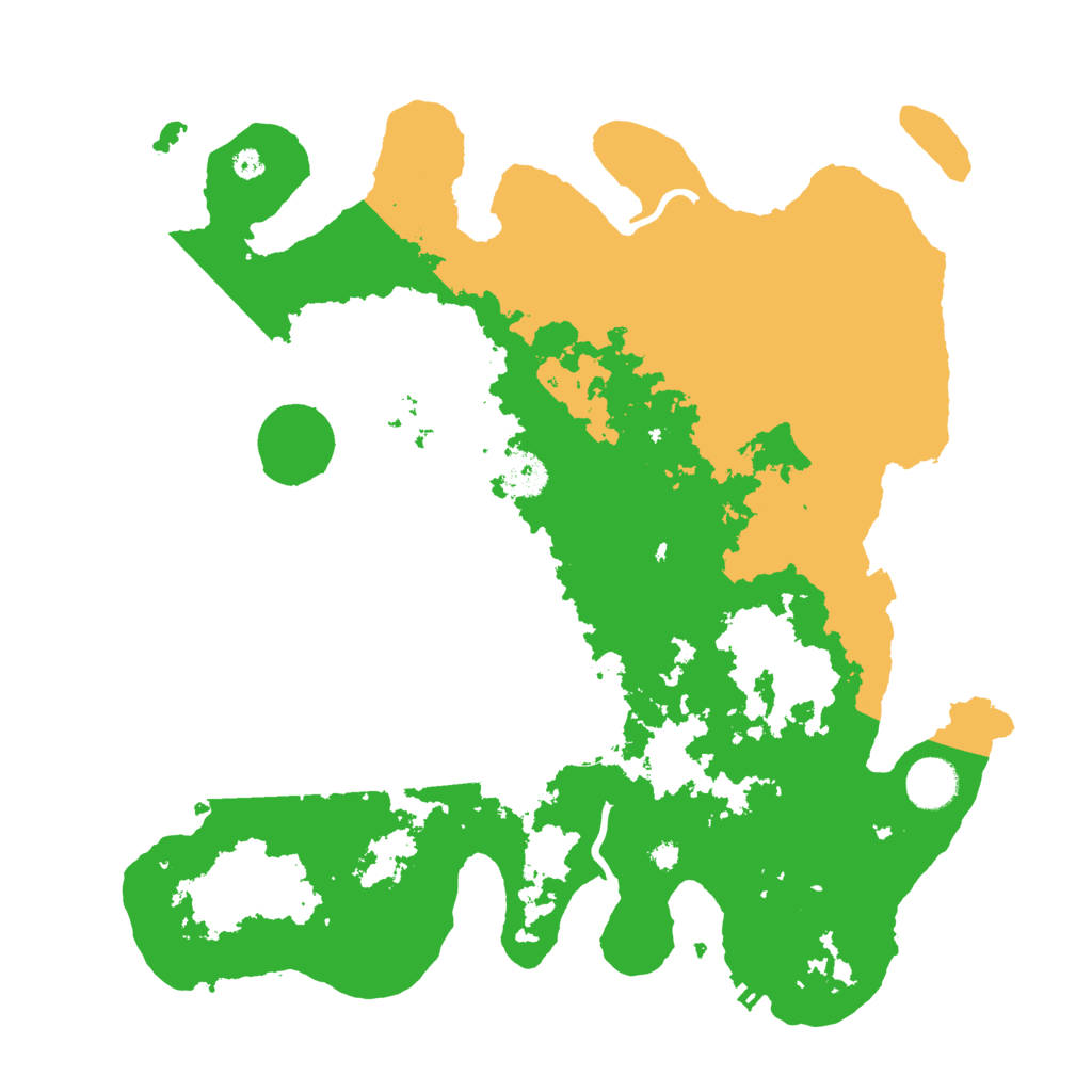 Biome Rust Map: Procedural Map, Size: 3750, Seed: 1046204