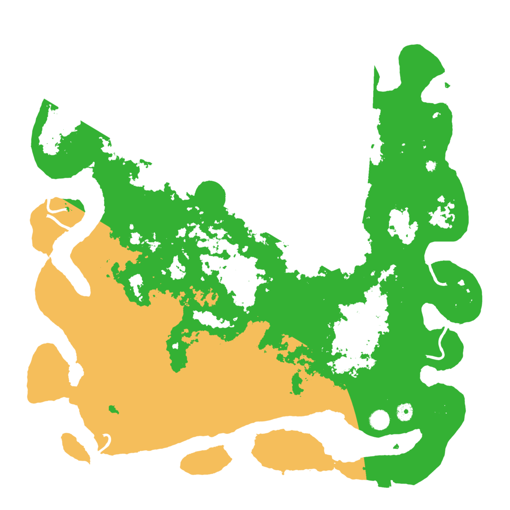 Biome Rust Map: Procedural Map, Size: 4500, Seed: 1968292453