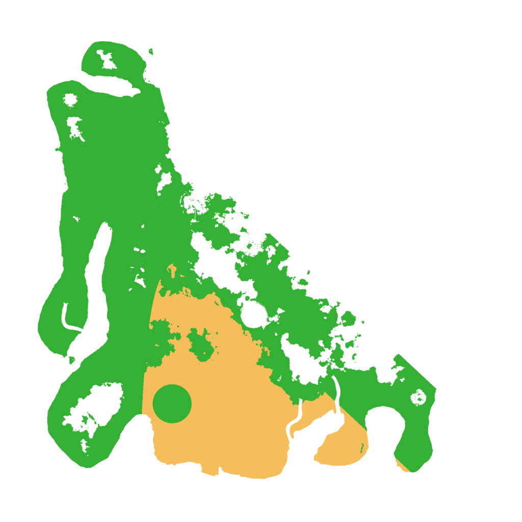 Biome Rust Map: Procedural Map, Size: 3550, Seed: 43671116