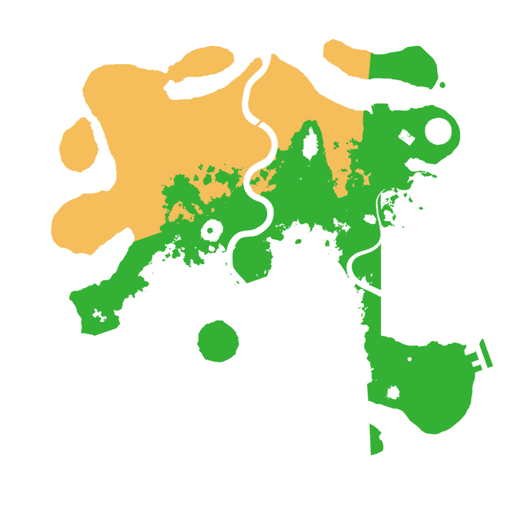 Biome Rust Map: Procedural Map, Size: 3500, Seed: 1270320870