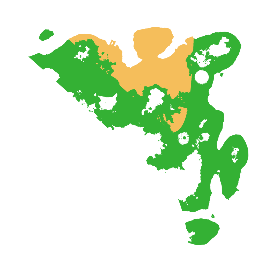 Biome Rust Map: Procedural Map, Size: 3400, Seed: 74384516
