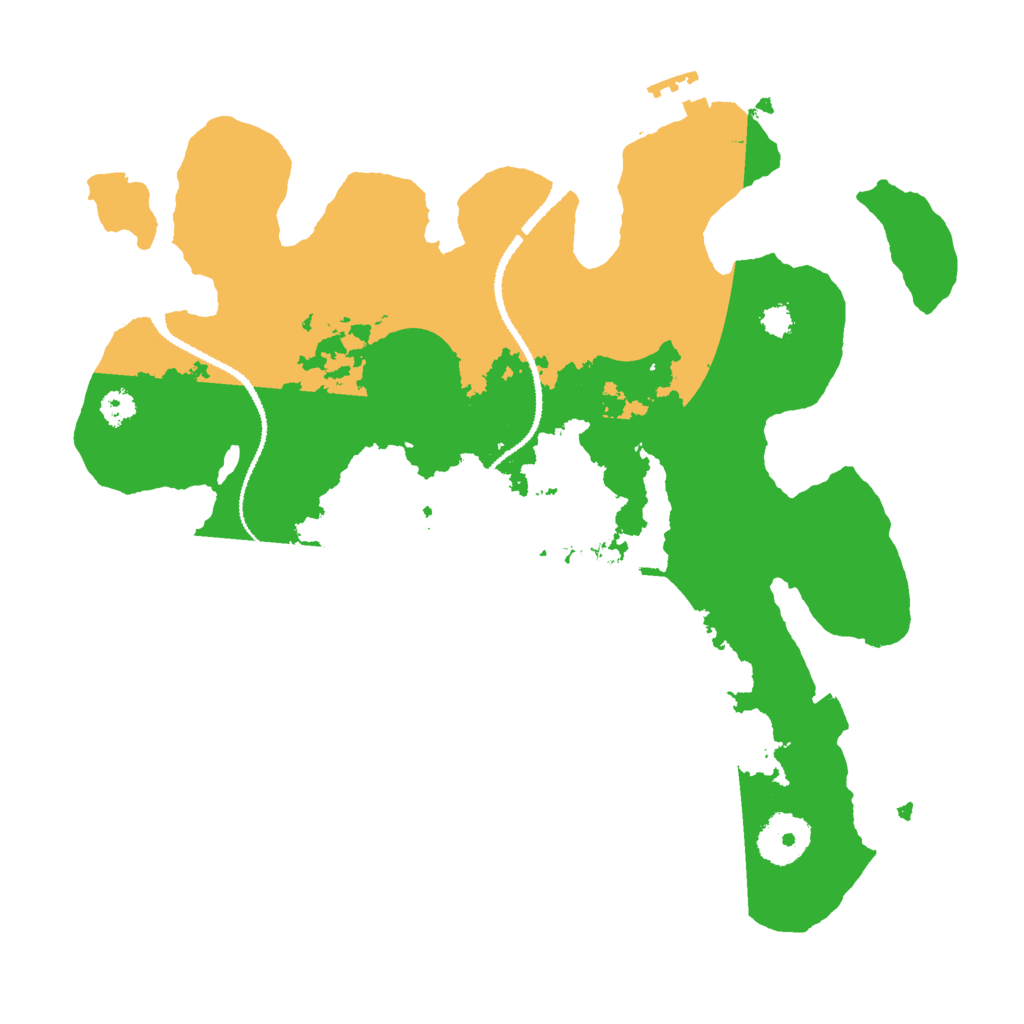 Biome Rust Map: Procedural Map, Size: 3000, Seed: 30738
