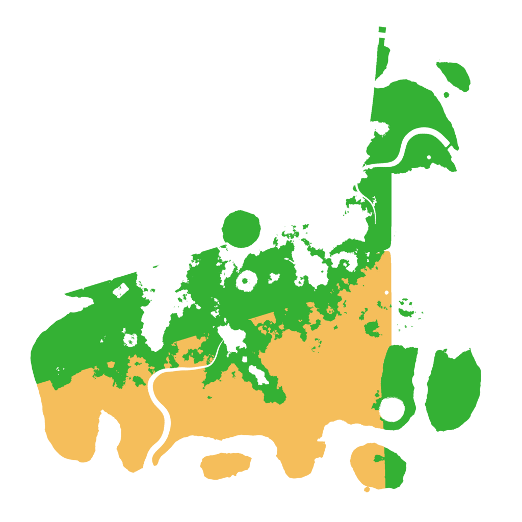 Biome Rust Map: Procedural Map, Size: 3750, Seed: 79836635