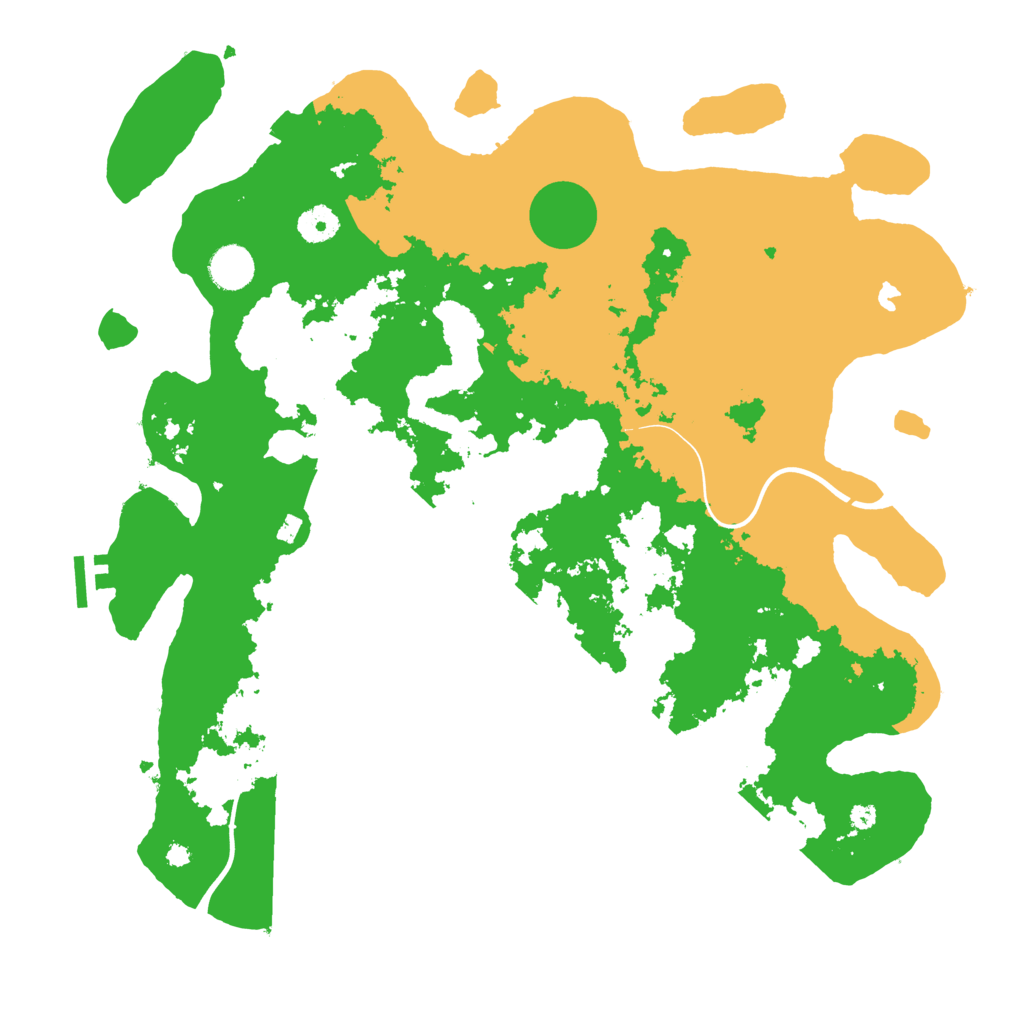 Biome Rust Map: Procedural Map, Size: 4000, Seed: 210550415