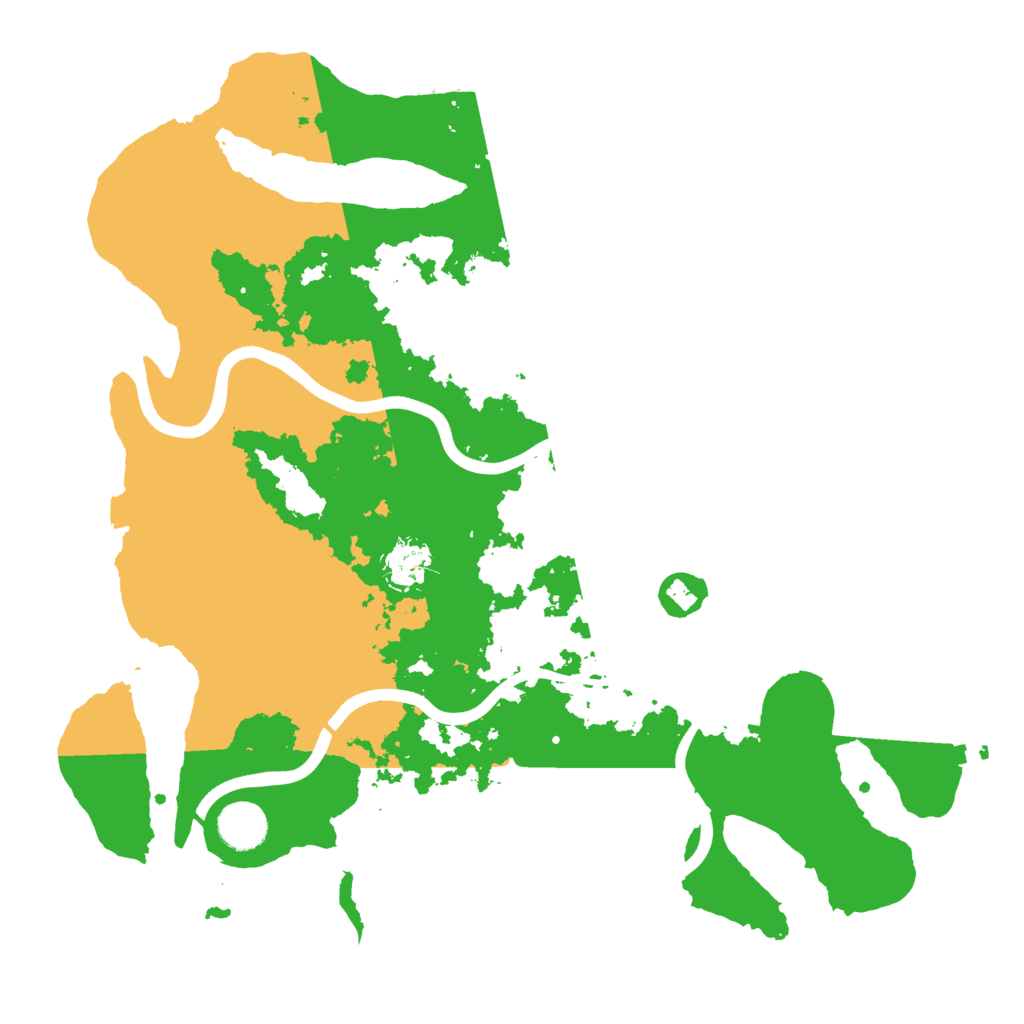 Biome Rust Map: Procedural Map, Size: 3750, Seed: 45562608