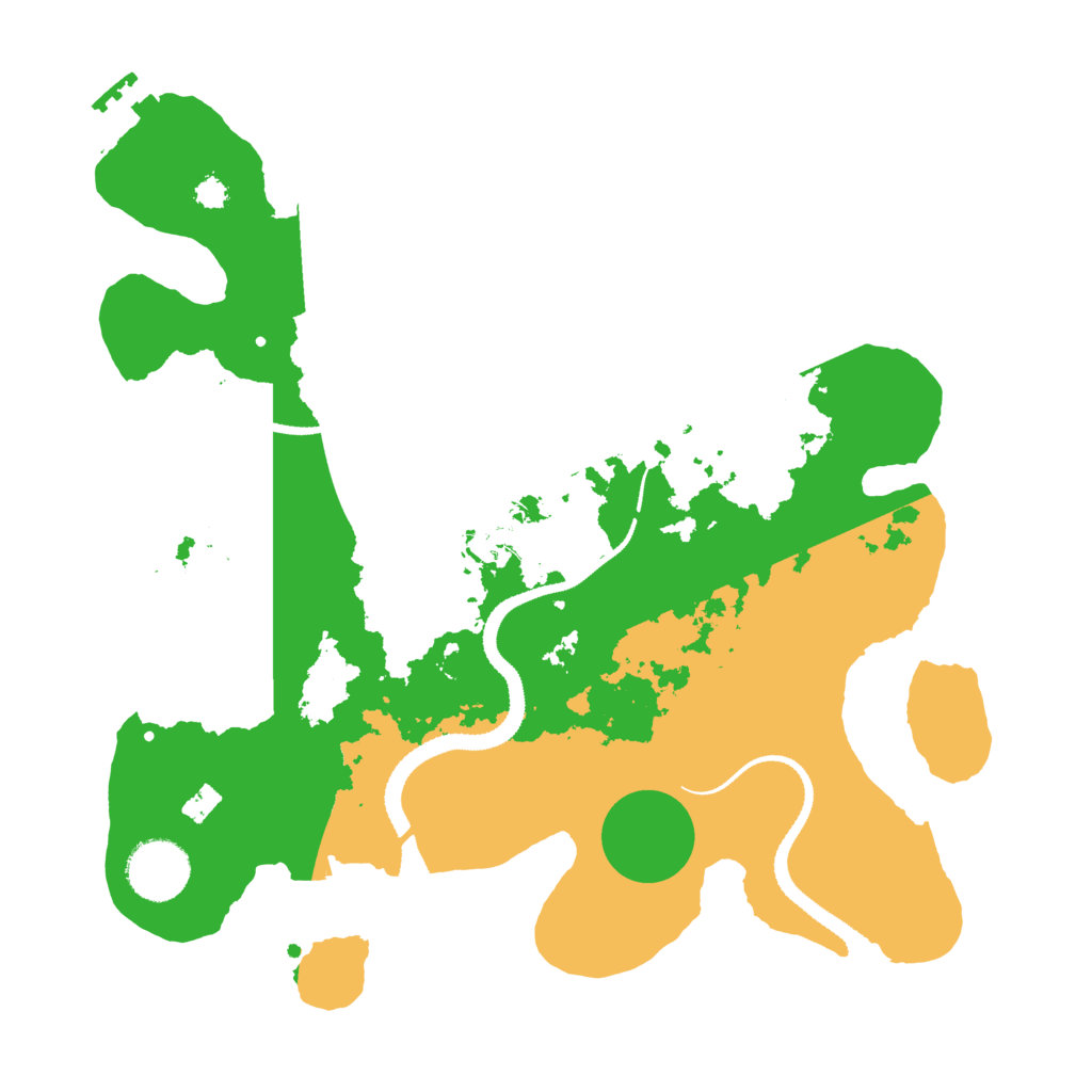 Biome Rust Map: Procedural Map, Size: 3107, Seed: 3209