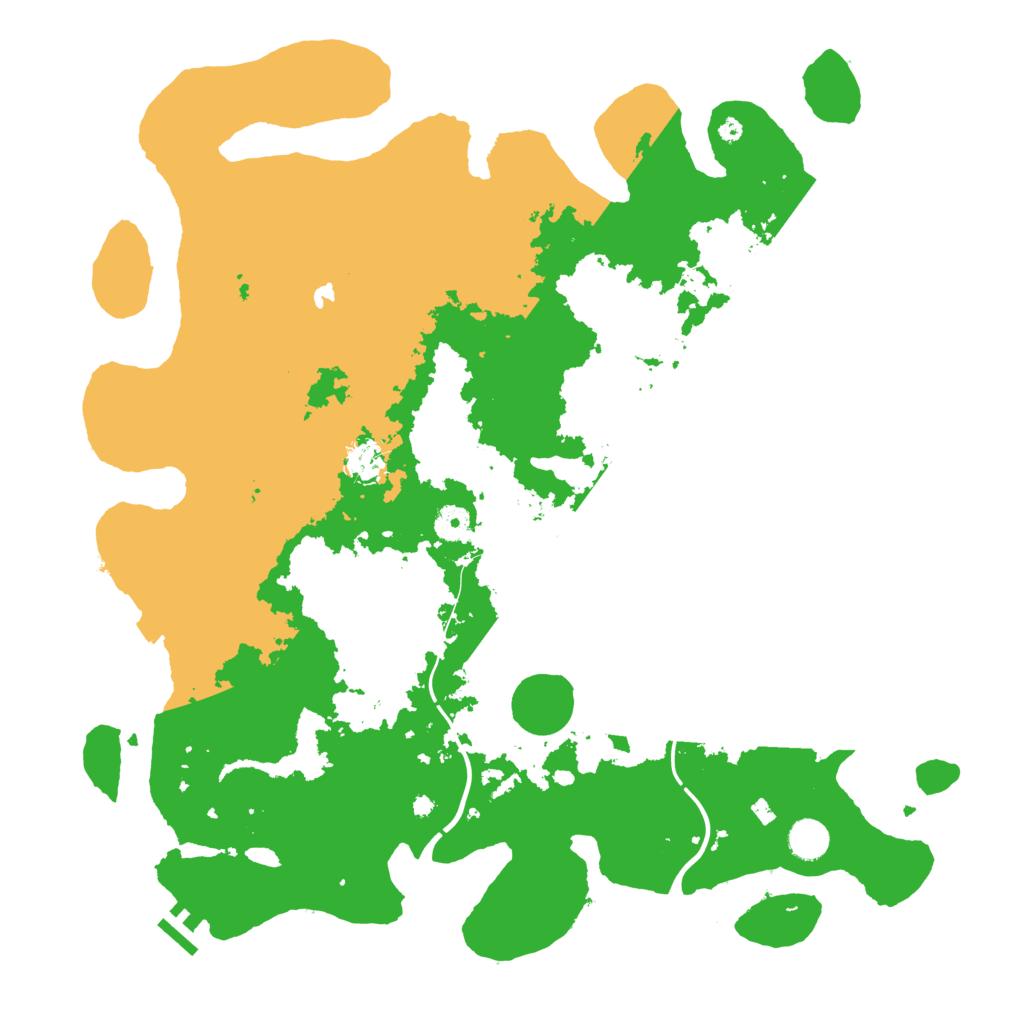 Biome Rust Map: Procedural Map, Size: 4400, Seed: 51499391