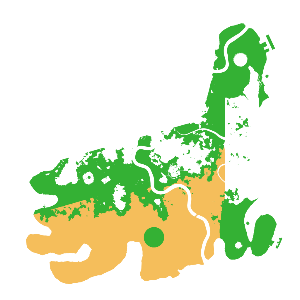 Biome Rust Map: Procedural Map, Size: 3900, Seed: 29876322