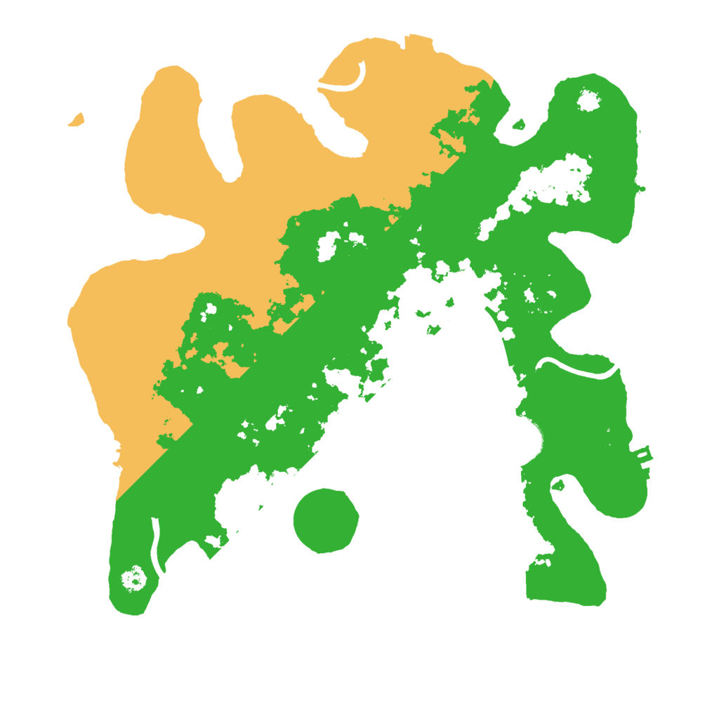 Biome Rust Map: Procedural Map, Size: 3000, Seed: 16688