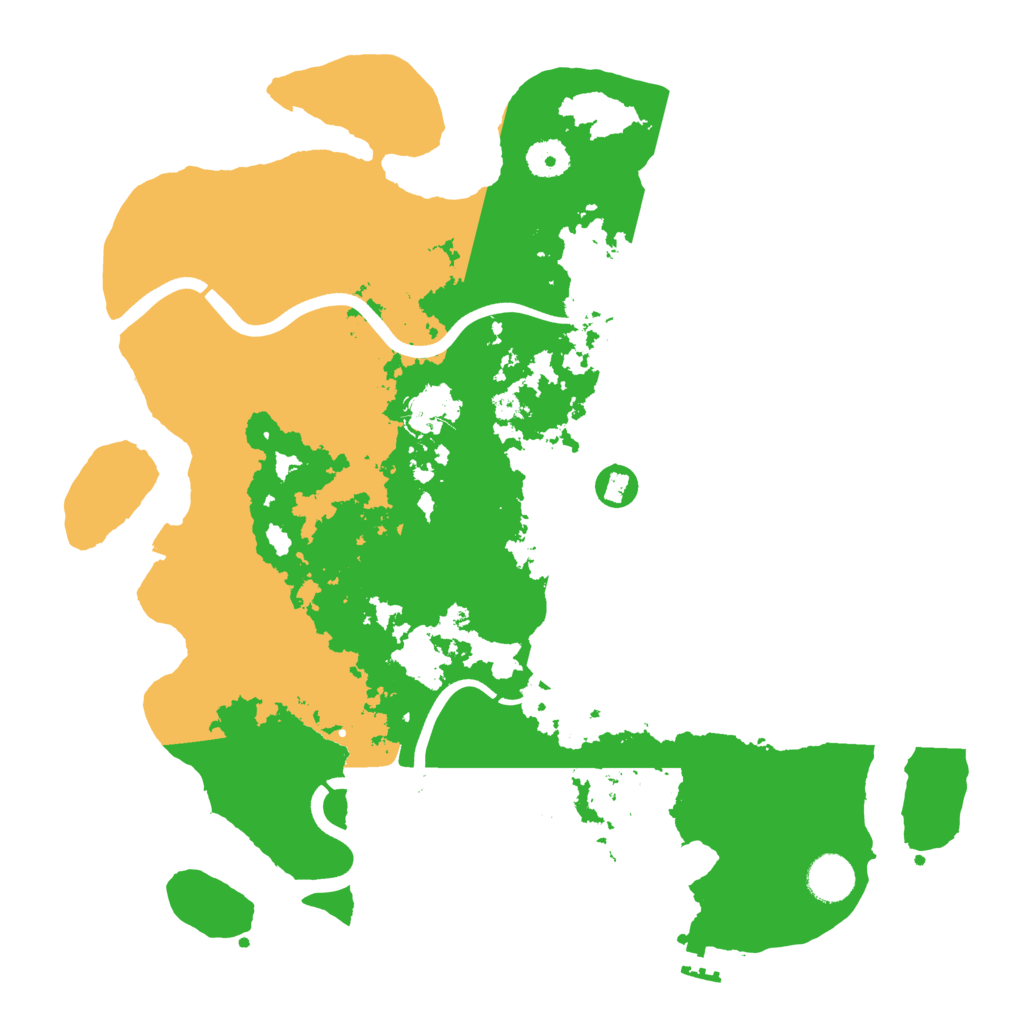 Biome Rust Map: Procedural Map, Size: 3800, Seed: 17979
