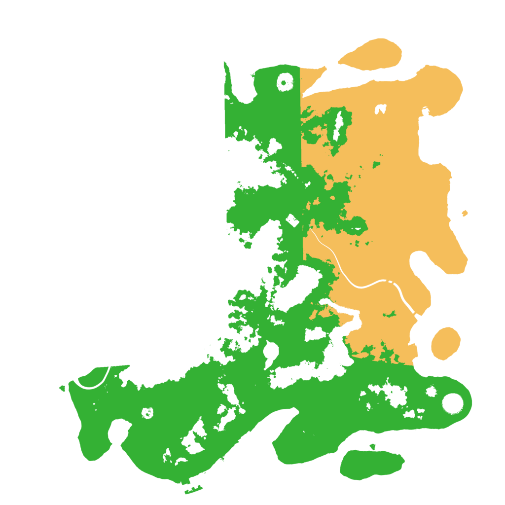 Biome Rust Map: Procedural Map, Size: 4250, Seed: 1537762901
