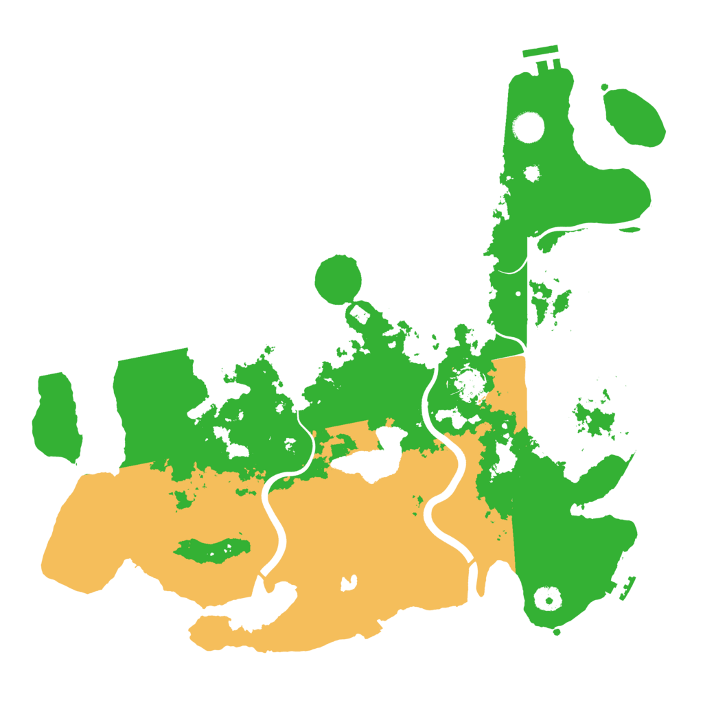Biome Rust Map: Procedural Map, Size: 4000, Seed: 1927218308