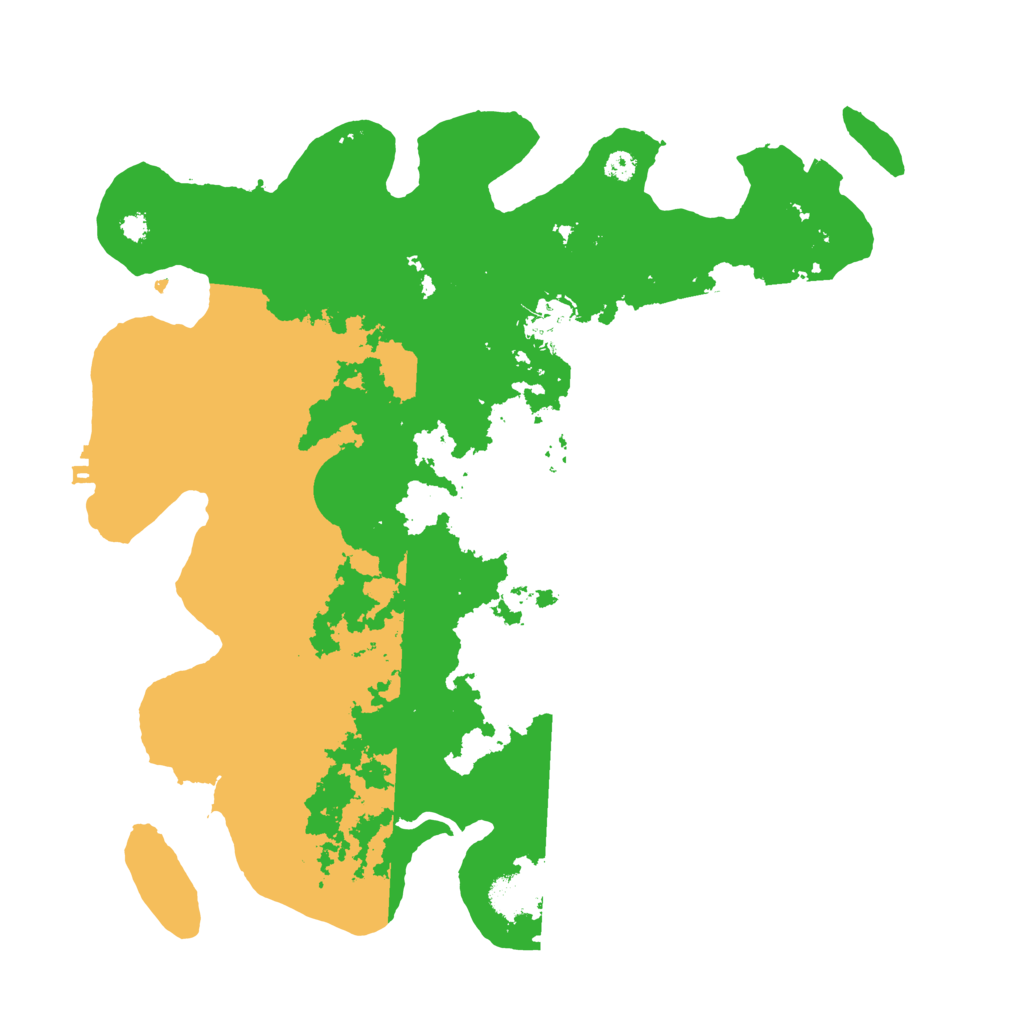 Biome Rust Map: Procedural Map, Size: 3500, Seed: 4277