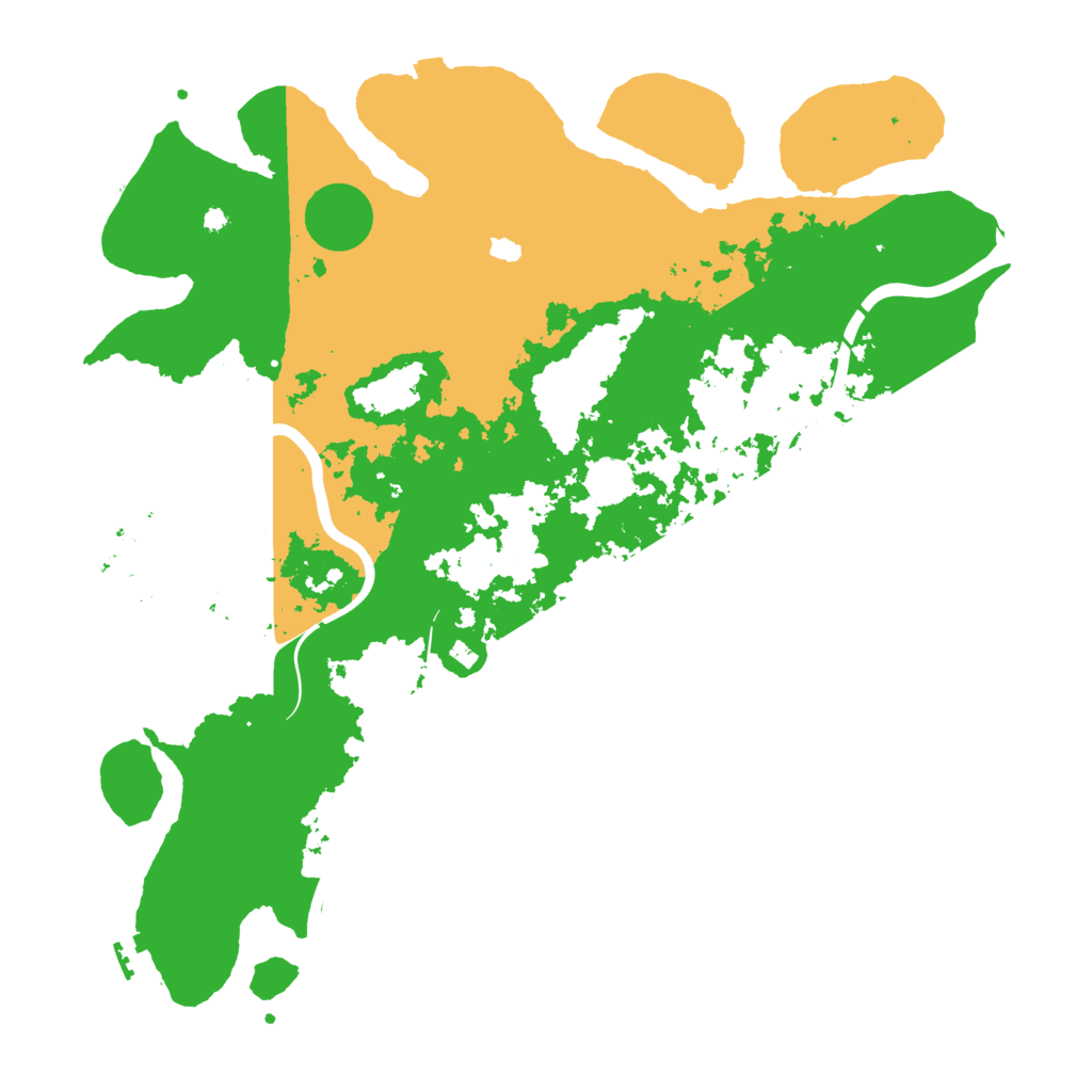 Biome Rust Map: Procedural Map, Size: 4250, Seed: 218691299
