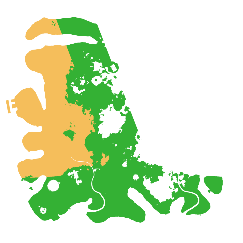 Biome Rust Map: Procedural Map, Size: 3750, Seed: 51515420