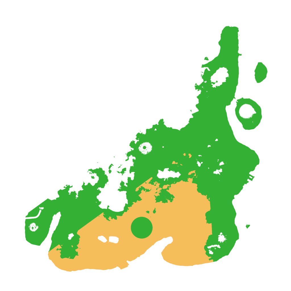 Biome Rust Map: Procedural Map, Size: 3550, Seed: 83215369