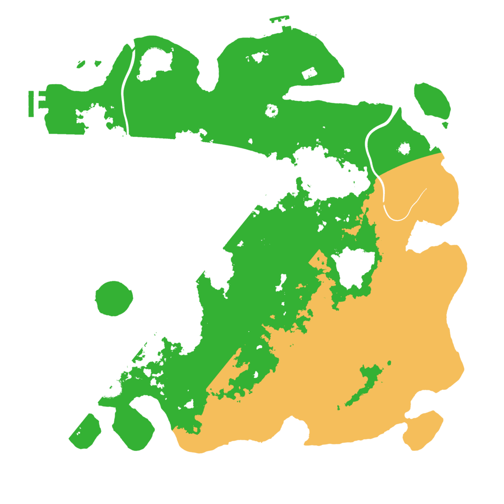 Biome Rust Map: Procedural Map, Size: 3900, Seed: 1338432