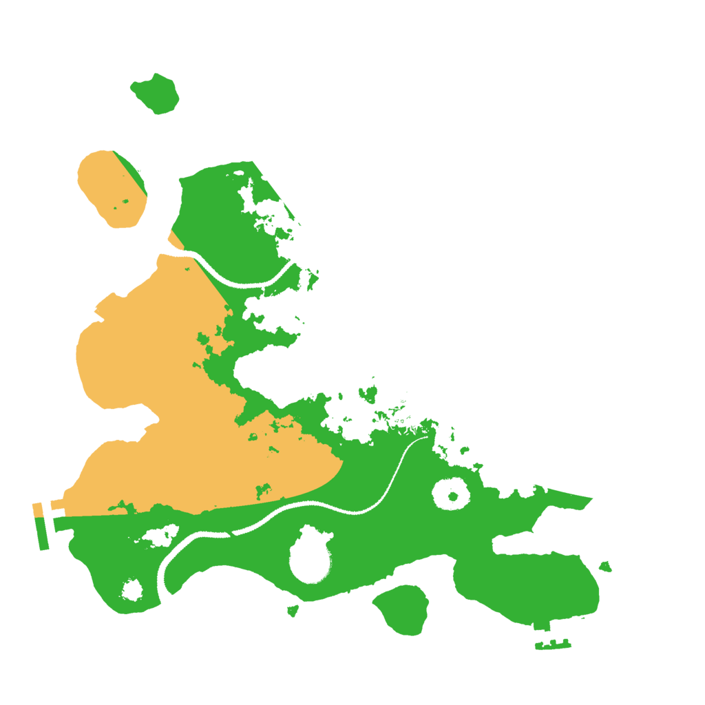 Biome Rust Map: Procedural Map, Size: 3000, Seed: 2056825791