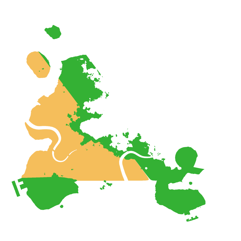 Biome Rust Map: Procedural Map, Size: 3000, Seed: 2056825791