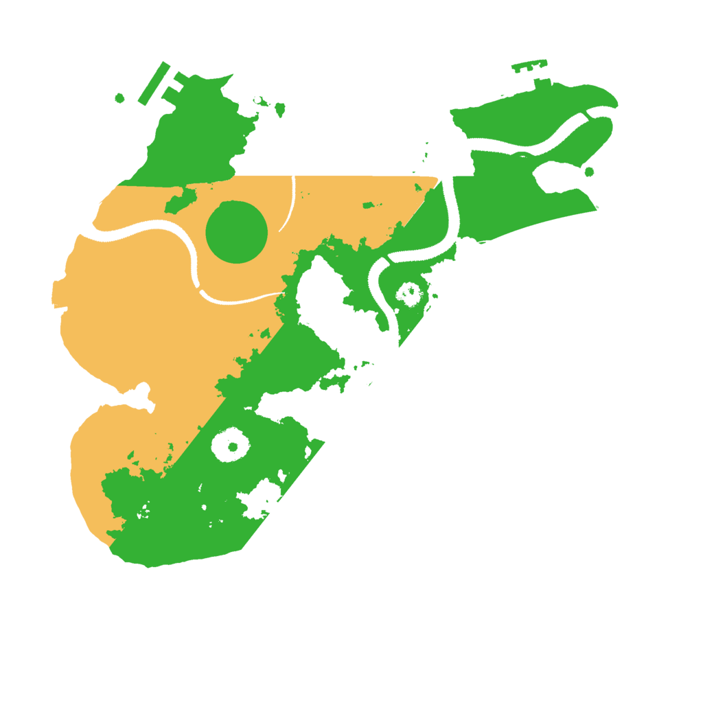 Biome Rust Map: Procedural Map, Size: 3000, Seed: 2012004812