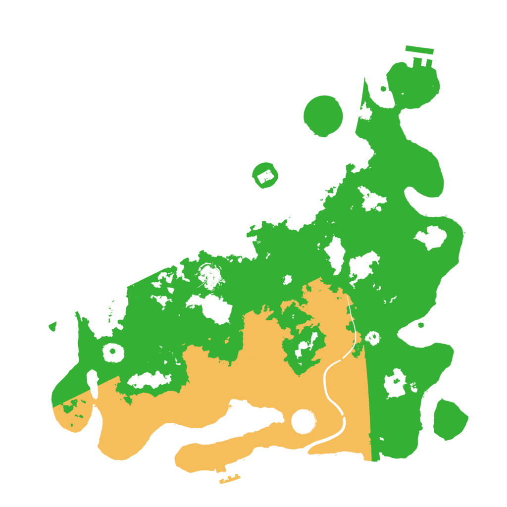 Biome Rust Map: Procedural Map, Size: 3650, Seed: 26878312