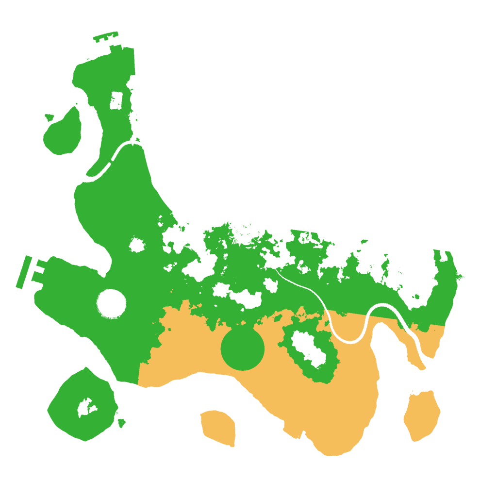 Biome Rust Map: Procedural Map, Size: 3000, Seed: 1906252610