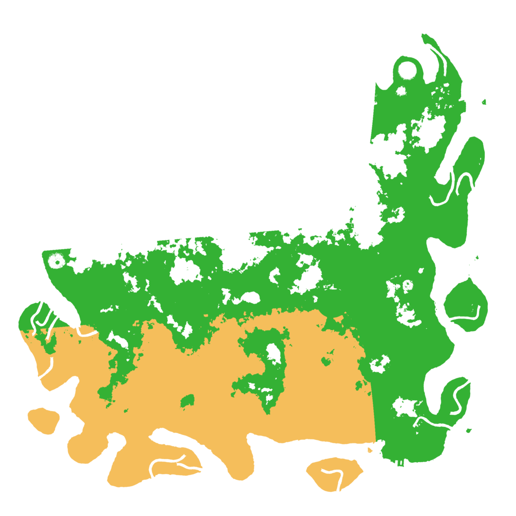 Biome Rust Map: Procedural Map, Size: 5000, Seed: 838634512