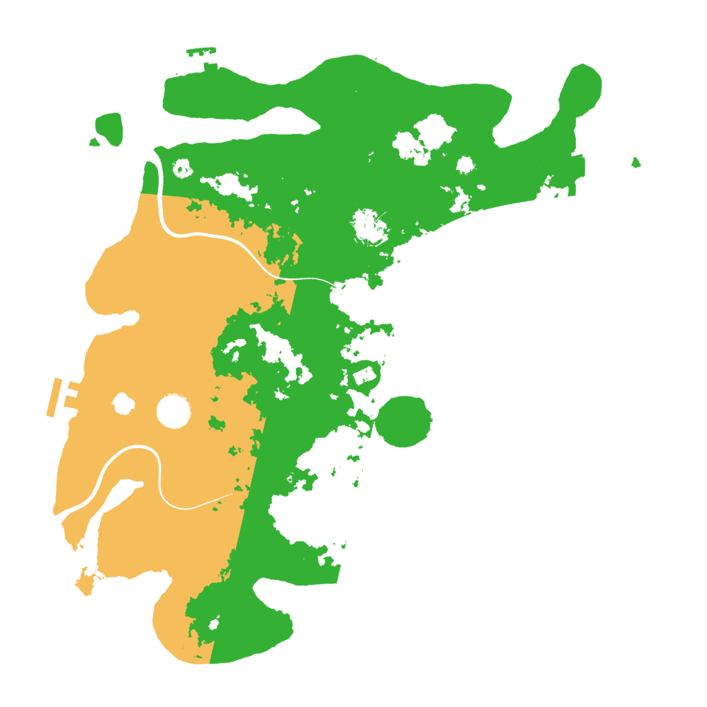 Biome Rust Map: Procedural Map, Size: 3650, Seed: 74388353