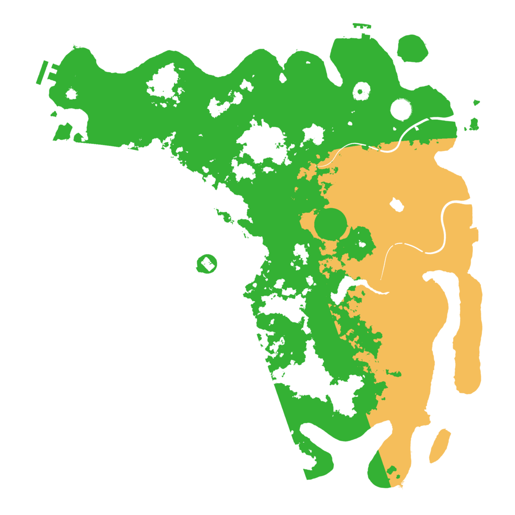 Biome Rust Map: Procedural Map, Size: 4250, Seed: 446185491