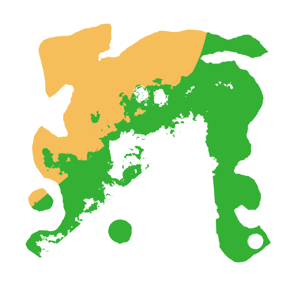 Biome Rust Map: Barren, Size: 3400, Seed: 93840657