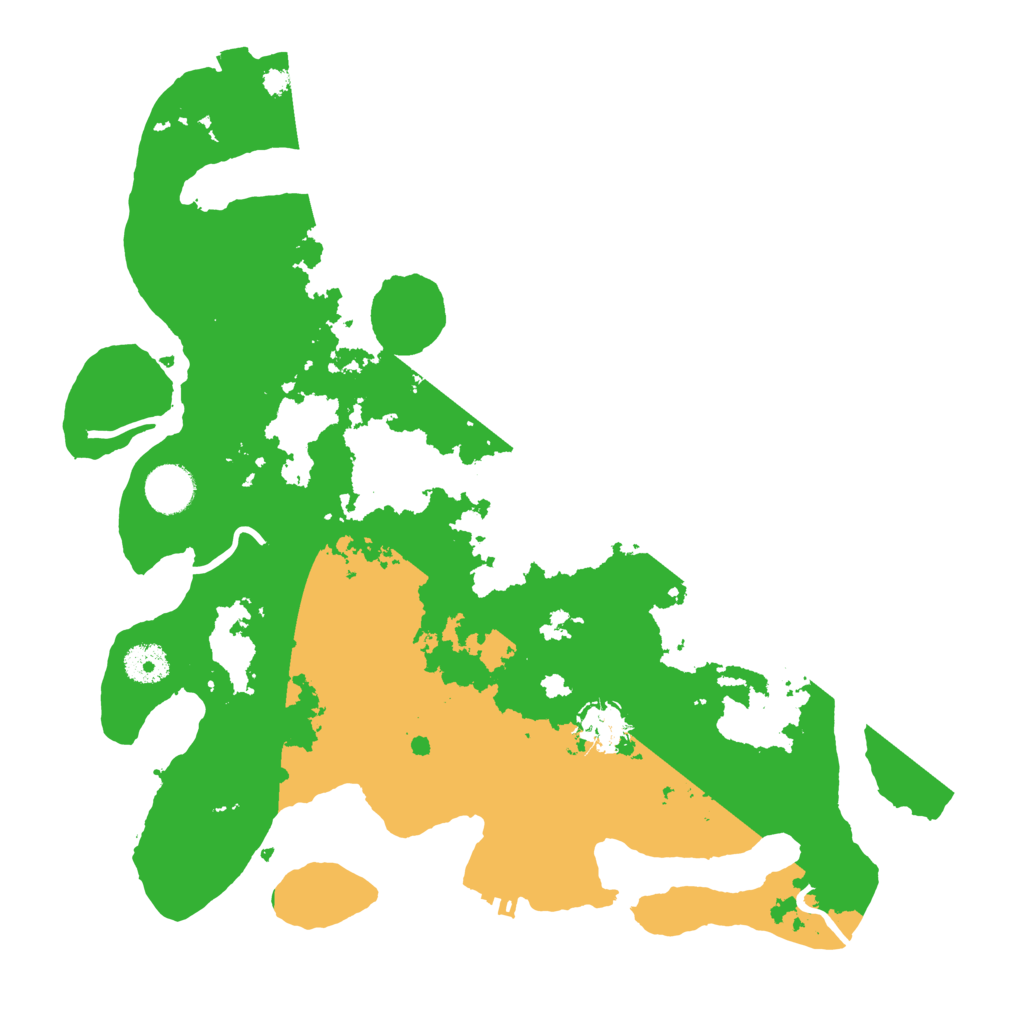 Biome Rust Map: Procedural Map, Size: 3650, Seed: 99024002