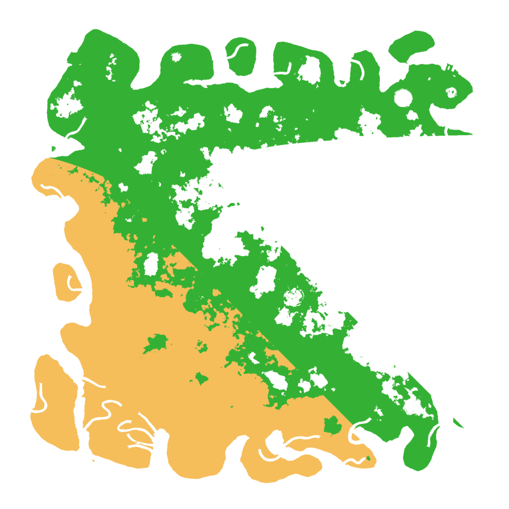 Biome Rust Map: Procedural Map, Size: 5000, Seed: 43210