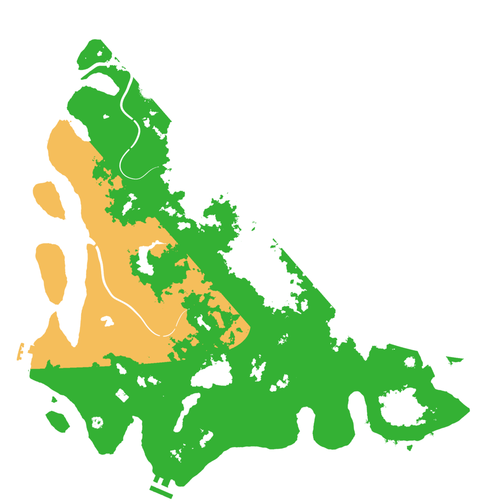 Biome Rust Map: Procedural Map, Size: 4250, Seed: 1087119968