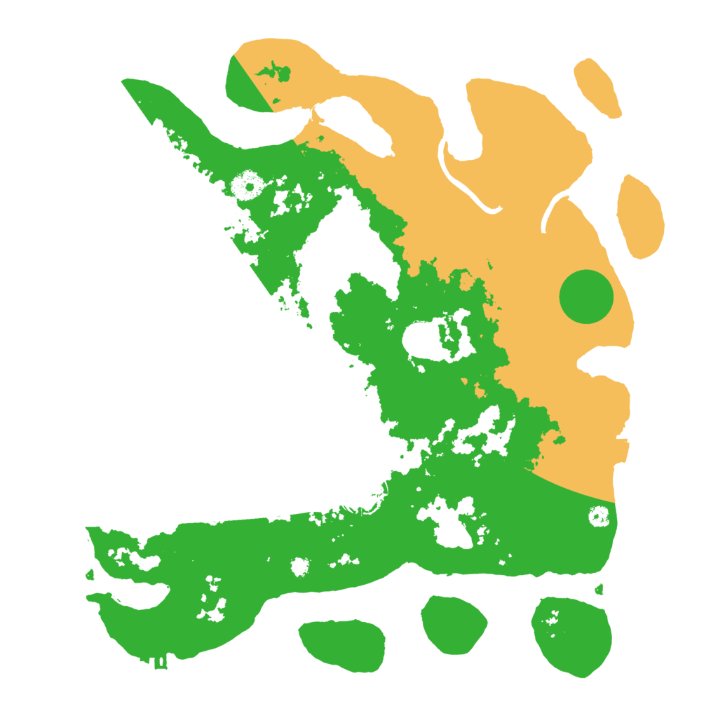 Biome Rust Map: Procedural Map, Size: 3500, Seed: 2032084419