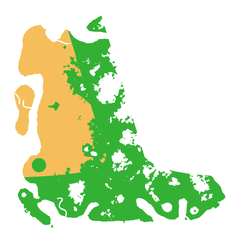 Biome Rust Map: Procedural Map, Size: 4500, Seed: 1049508664