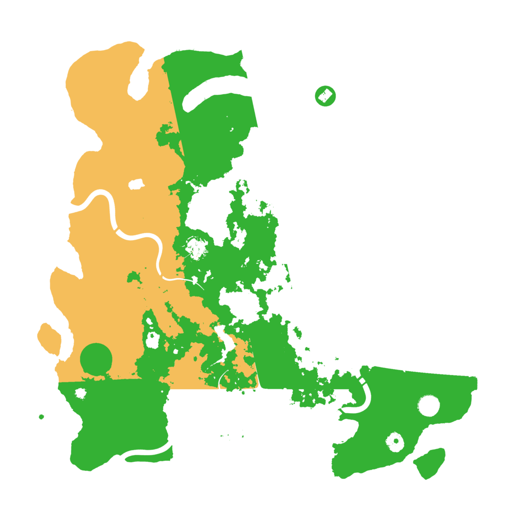 Biome Rust Map: Procedural Map, Size: 4250, Seed: 395637958