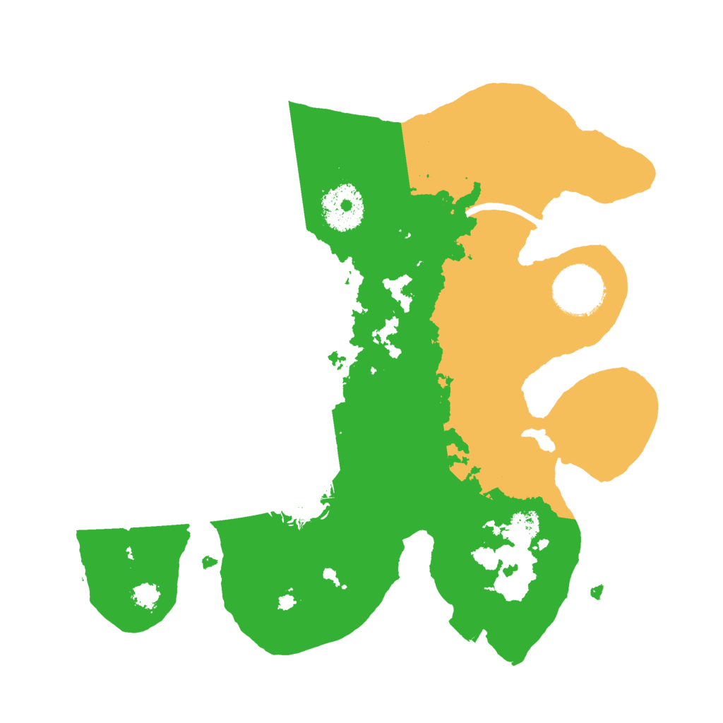 Biome Rust Map: Procedural Map, Size: 2500, Seed: 484904082