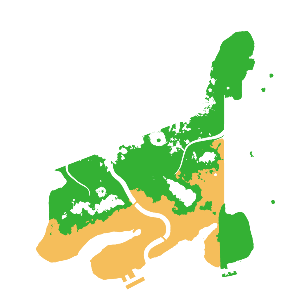 Biome Rust Map: Procedural Map, Size: 3000, Seed: 1757104360