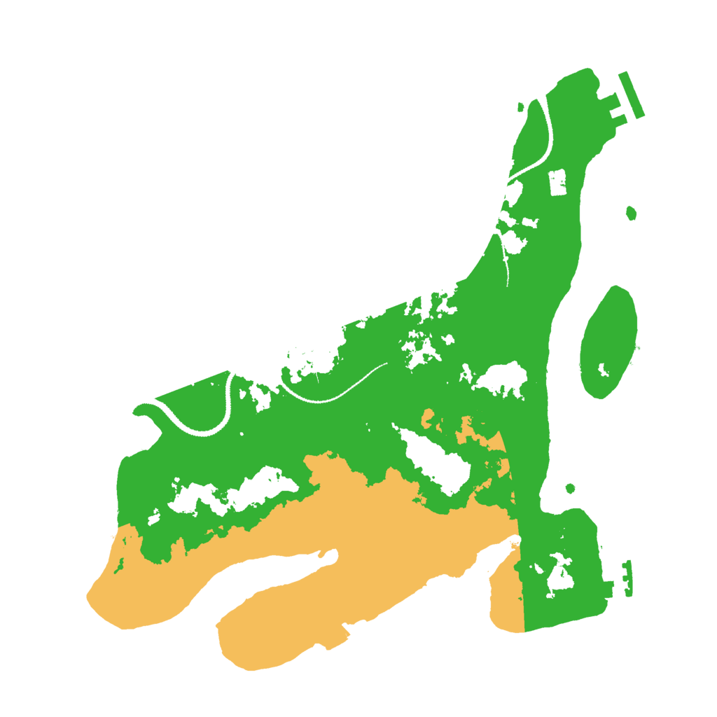 Biome Rust Map: Procedural Map, Size: 3000, Seed: 1757104360