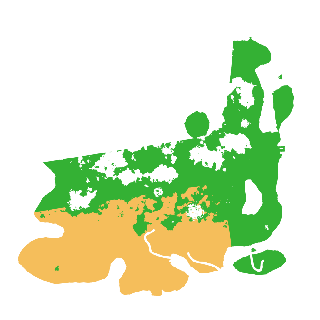 Biome Rust Map: Procedural Map, Size: 3500, Seed: 114569537