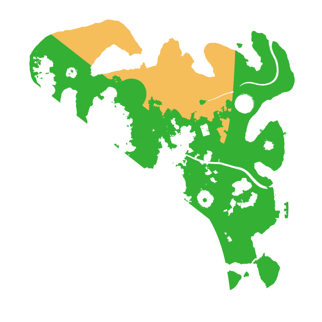 Biome Rust Map: Procedural Map, Size: 3000, Seed: 733292839